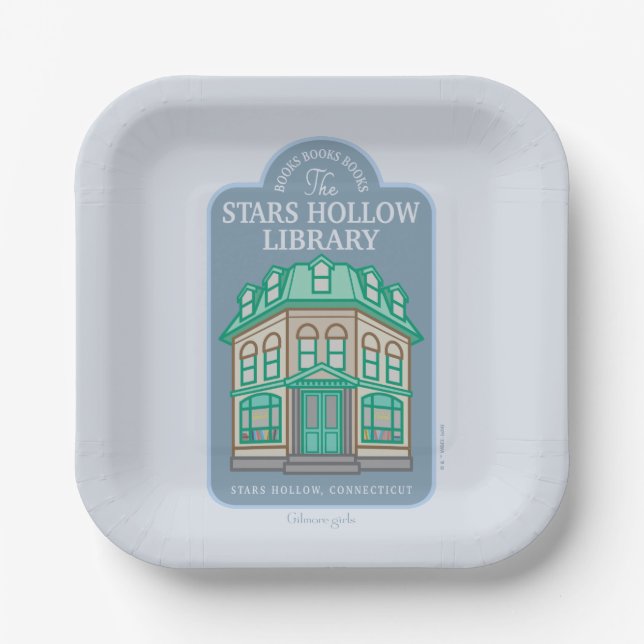 Gilmore Girls | Stars Hollow Library Pappteller (Vorderseite)