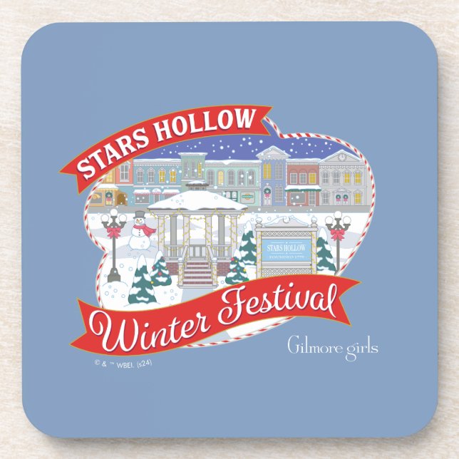 Gilmore Girls | Stars Hollow Winter Festival Getränkeuntersetzer (Vorderseite)