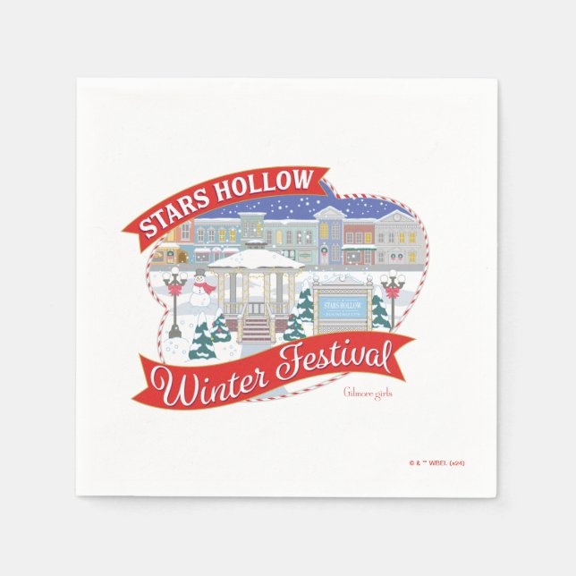 Gilmore Girls | Stars Hollow Winter Festival Serviette (Vorderseite)