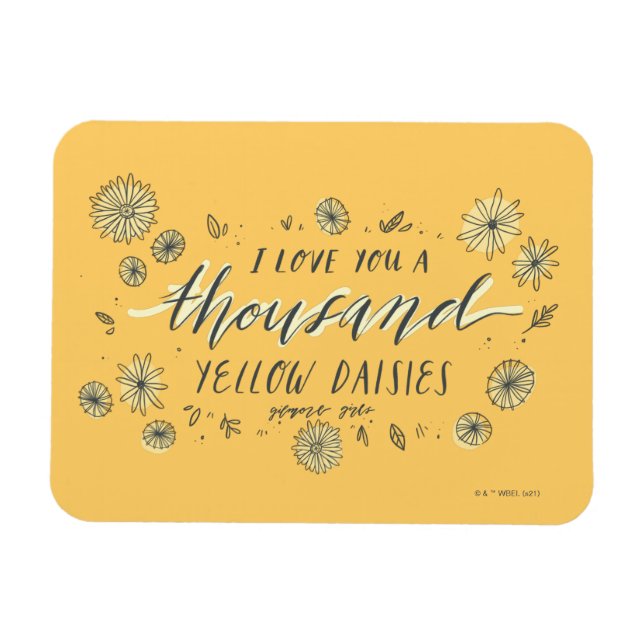 Gilmore Girls | Tausend gelbe Milben Magnet (Horizontal)