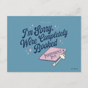 Gilmore Girls völlig ausgebucht Design Postkarte