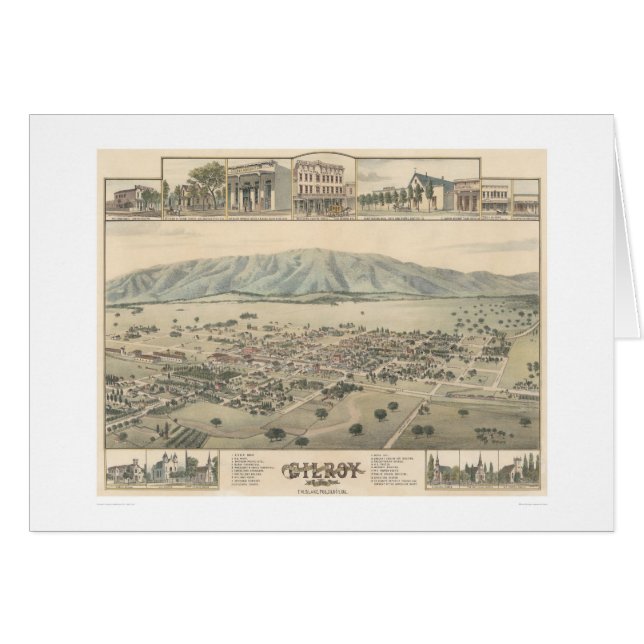 Gilroy: Santa Clara County Kalifornien (1299) (Vorderseite (Horizontal))
