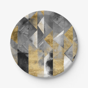 Gilt Reflections I Pappteller