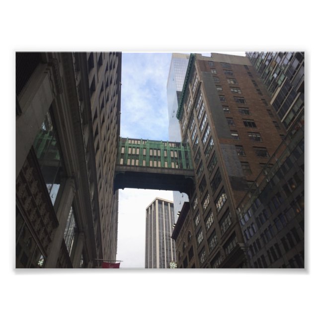 Gimbels Sky Bridge New York City NYC Fotodruck (Vorne)