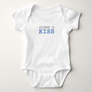 Gimme a Kiss Funny Baby Strampler