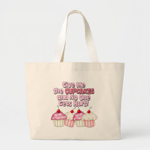 Gimme die kleinen Kuchen Jumbo Stoffbeutel