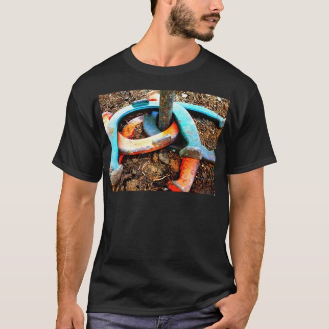 Gimme ein Wecker-Hufeisennicken-Geschenke T-Shirt (Vorderseite)