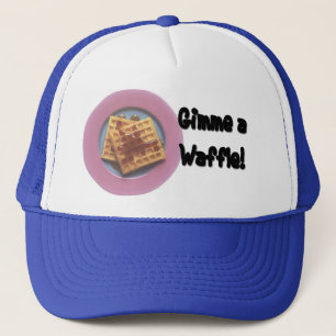 Gimme eine Waffel! Hut Truckerkappe
