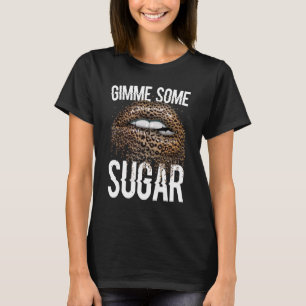 Gimme einige Zucker Womens Leopard Geparden Gepard T-Shirt