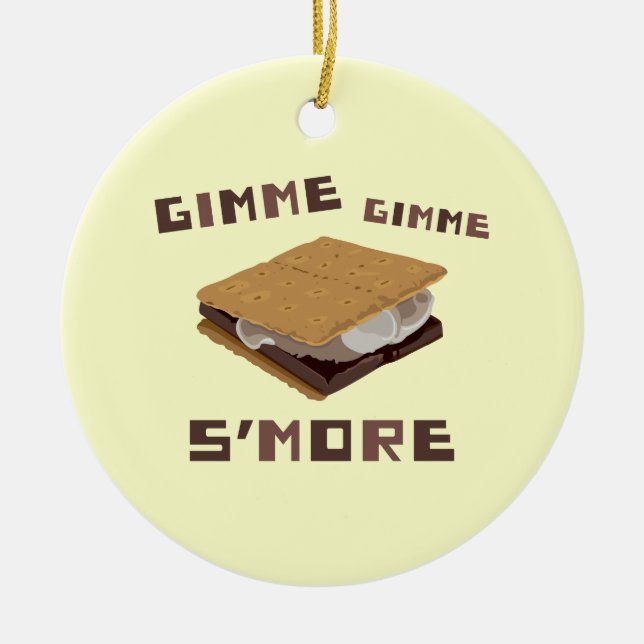 Gimme S'more Keramikornament (Vorne)