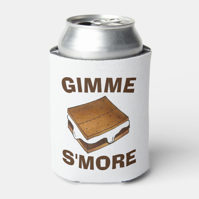 Gimme S'more Marshmallow Campfire S'mores Camp Dosenkühler (Kanne Vorderseite)