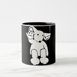 Gimme vier Ragrat Zweifarbige Tasse