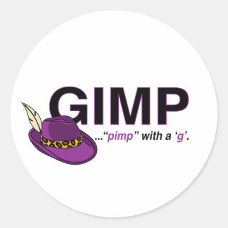 Gimp Pimp Stickers
