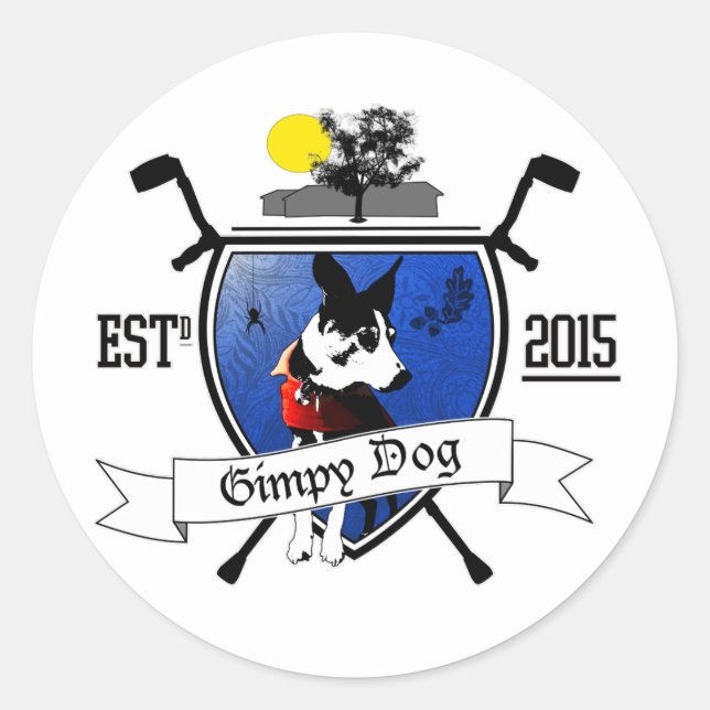 Gimpy Dog Ranch Wappen Stickers (Vorderseite)