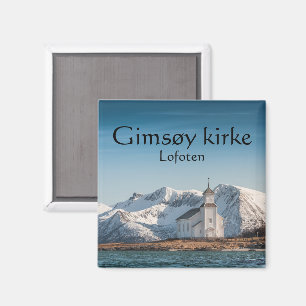 Gimsoy Church Lofoten Magnet