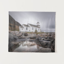 Gimsoy Church Lofoten Norwegen