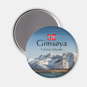 Gimsoya Lofoten Souvenir Magnet