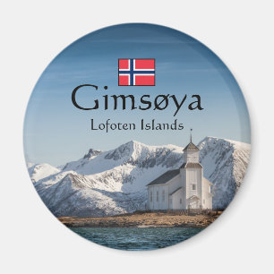 Gimsoya Lofoten Souvenir Magnet