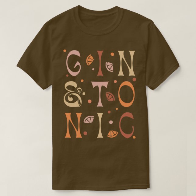 Gin amp Tonic T-Shirt (Design vorne)