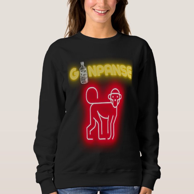 Gin-Anleitung Ginderella-Party Jga-Team Junggesell Sweatshirt (Vorderseite)