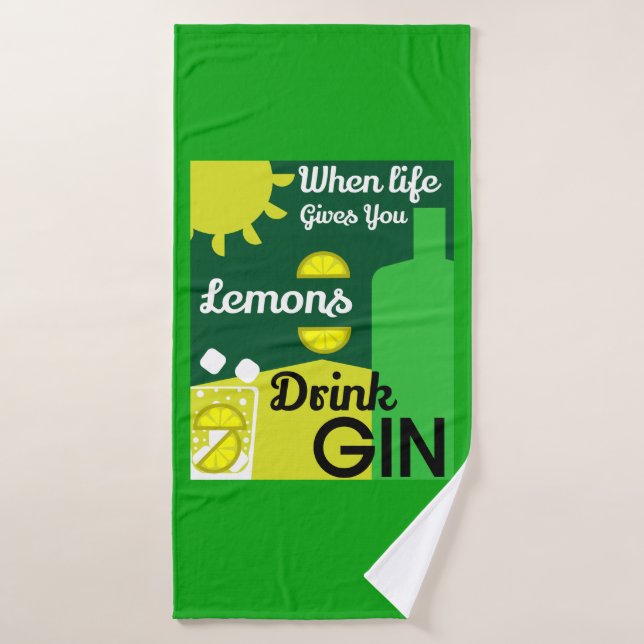 Gin Drinkers | LIEBE | WOHNGESTALTUNG | Bars Servi Badehandtuch (Badehandtuch)
