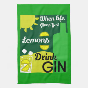 Gin Drinkers LIEBE WOHNGESTALTUNG Bars Servi Geschirrtuch