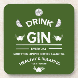 Gin Drinkers   LIEBE   WOHNGESTALTUNG   Bars Servi Getränkeuntersetzer