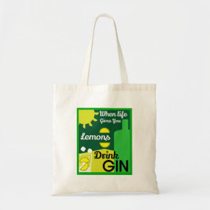 Gin Drinkers LIEBE WOHNGESTALTUNG Bars Servi Tragetasche