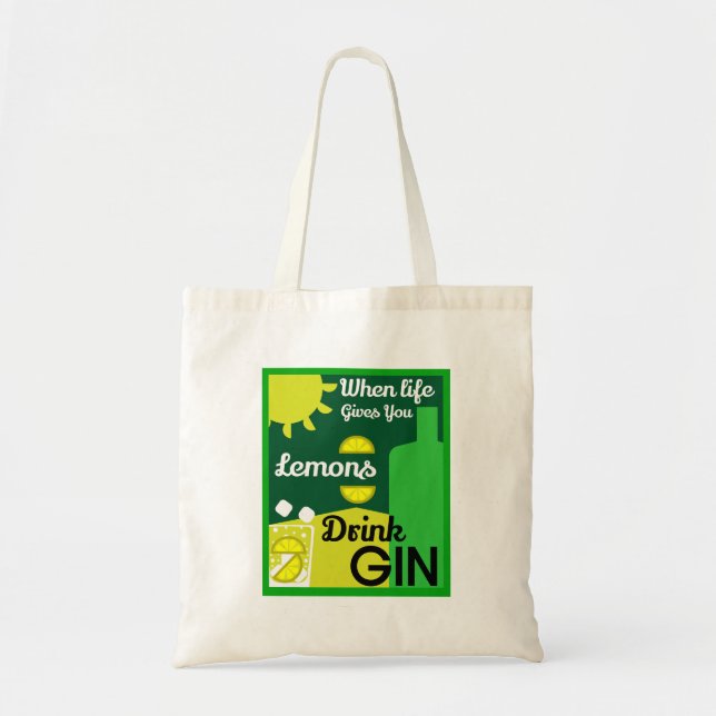 Gin Drinkers | LIEBE | WOHNGESTALTUNG | Bars Servi Tragetasche (Vorne)