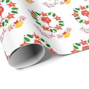 Gin-gle Bells Christmas Geschenkpapier