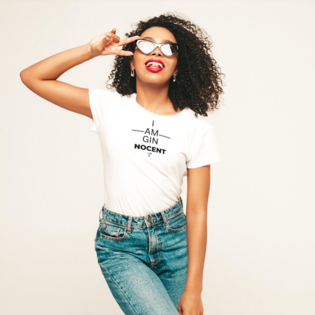 Gin Nocent Ladys V Neck T - Shirt (Von Creator hochgeladen)