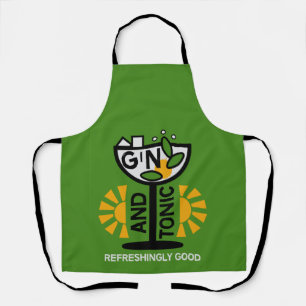 Gin und Tonic Drinkers Art Schürze