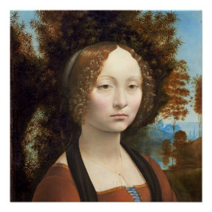 Ginevra de' Benci, C. 1474 - 78 Poster