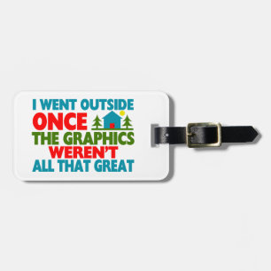 Ging außerhalb der Grafiken waren nicht groß Gepäckanhänger