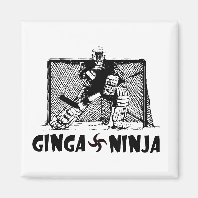 Ginga Ninja - Hockey Goalie Magnet (Vorne)