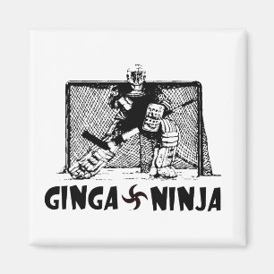 Ginga Ninja - Hockey-Tormann Magnet