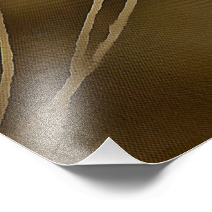 Gingembre adorable Tabby Chat Poster Portrait anim