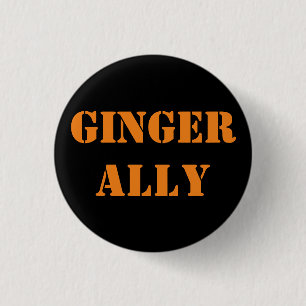 Ginger Ally 3 Cm Round Abzeichen Button