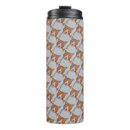 Ginger and White cat Thermal Tumbler Thermosbecher
