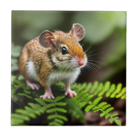 Ginger Australian Hopping Mouse, Keramik Tile