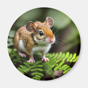 Ginger Australian Hopping Mouse, Kühlschrankmagnet