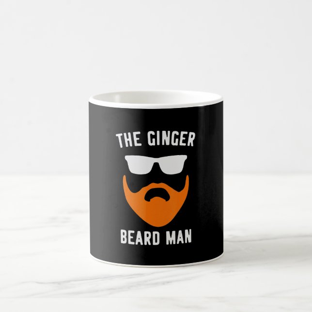 Ginger Beard Man Funny Redhead Irish Bearded Kaffeetasse (Mittel)