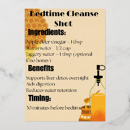 Ginger Beet Lemon Detox Shot Folieneinladung