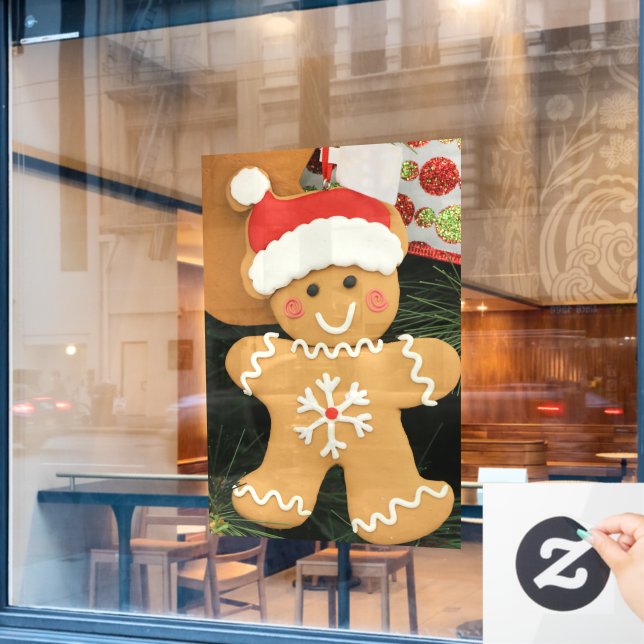 Ginger Bread Fensteraufkleber (Café-Fenster)