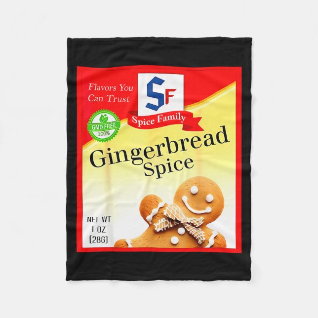Ginger Bread Sce Group Costume Family Matching Hal Fleecedecke (Vorderseite)