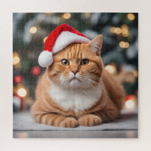 Ginger British Shorthair Christmas