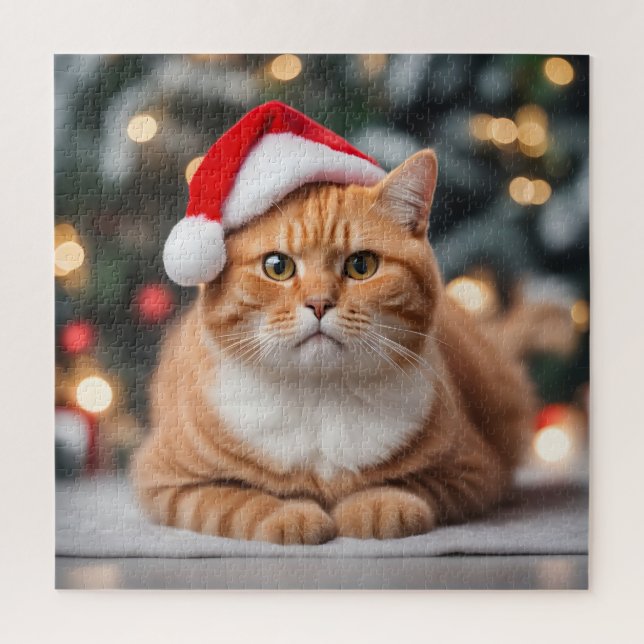 Ginger British Shorthair Christmas (Vertikal)