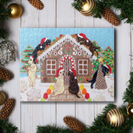 Ginger Broad House Labradors Painting