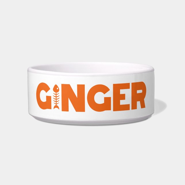 Ginger Cat Bowl Napf (Vorderseite)