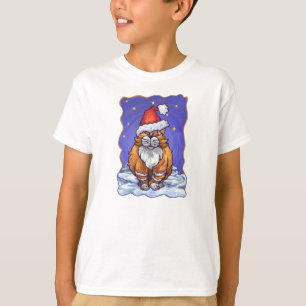 Ginger Cat Christmas T-Shirt